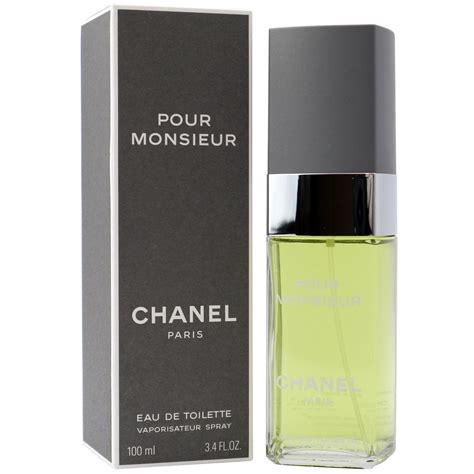 chanel pour monsieur eau de toilette spray 100ml|chanel pour monsieur for sale.